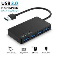 (USB 3.0) Διανομέας USB USB 3.0 4 ΘΥΡΑ Τύπος C HUB Καλώδιο δεδομένων υψηλής