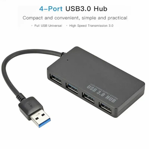 (USB 3.0) Διανομέας USB USB 3.0 4 ΘΥΡΑ Τύπος C HUB Καλώδιο δεδομένων υψηλής 1