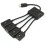 (TYPE-C) 4 θύρες Micro USB Type-c Power OTG Extender Hub Μαύρο συμβατό Tablet Android Smartphone 2
