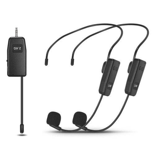 One For One UHF Wireless Headset-Mikrofon Lavalier-Headset-Verstärker 1