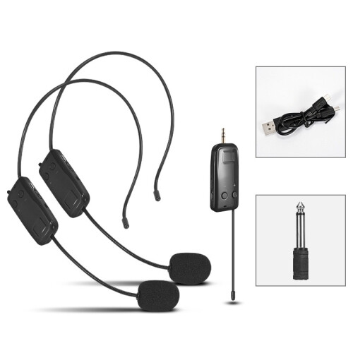 One For One UHF Wireless Headset-Mikrofon Lavalier-Headset-Verstärker
