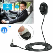 ZJ010MR Mono 3,5 mm Winkelstecker Autonavigation GPS-Lautsprecher Externes Mikrofonkabel Selbstklebendes Bluetooth-Mikrofon Länge: 3 Meter – 2,5 mm