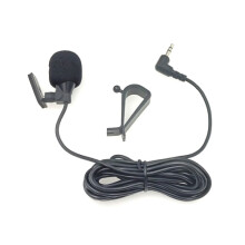 ZJ015MR Stereo 3,5 mm Winkelstecker Autonavigation DVD externes Mikrofonkabel Mikrofonlänge: 3 Meter - RCA Lotus Stecker