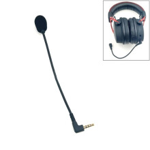 ZJ033MR-03 17 cm 4-poliger 3,5-mm-Ellbogenkopf-Gaming-Headset-Mikrofon-Soundkarte Live-Mikrofon - 17 cm Mono-Winkelkopf