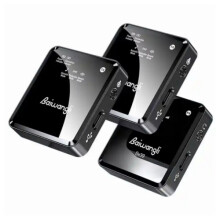 SX39 für iPhone Lavalier-Mikrofon mit kabelloser Geräuschunterdrückung und Dual-Sender + Empfänger - Für USB-C / Typ-C