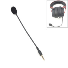 ZJ033MR-03 19 cm 4-poliger 3,5-mm-Stecker, gerader Stecker, am Kopf montiertes Gaming-Headset-Mikrofon, Soundkarte, Live-Mikrofon – 17 cm