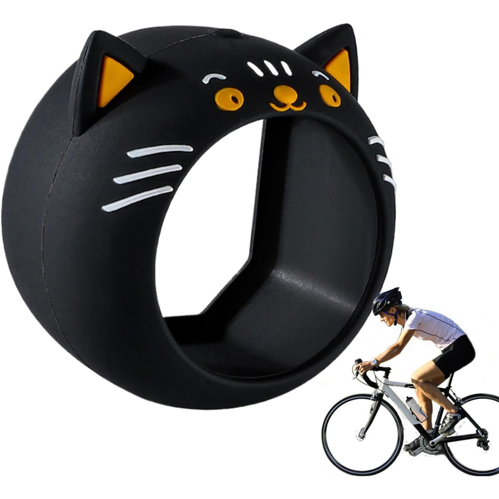 () Scooter Theft Alarm Cover | Small Kitten Cycle Alarm Cover - Funny Theft Alarm Cover, Silicon Tail Cover For Cycles, Motorcycles, Scoote Black/Light
