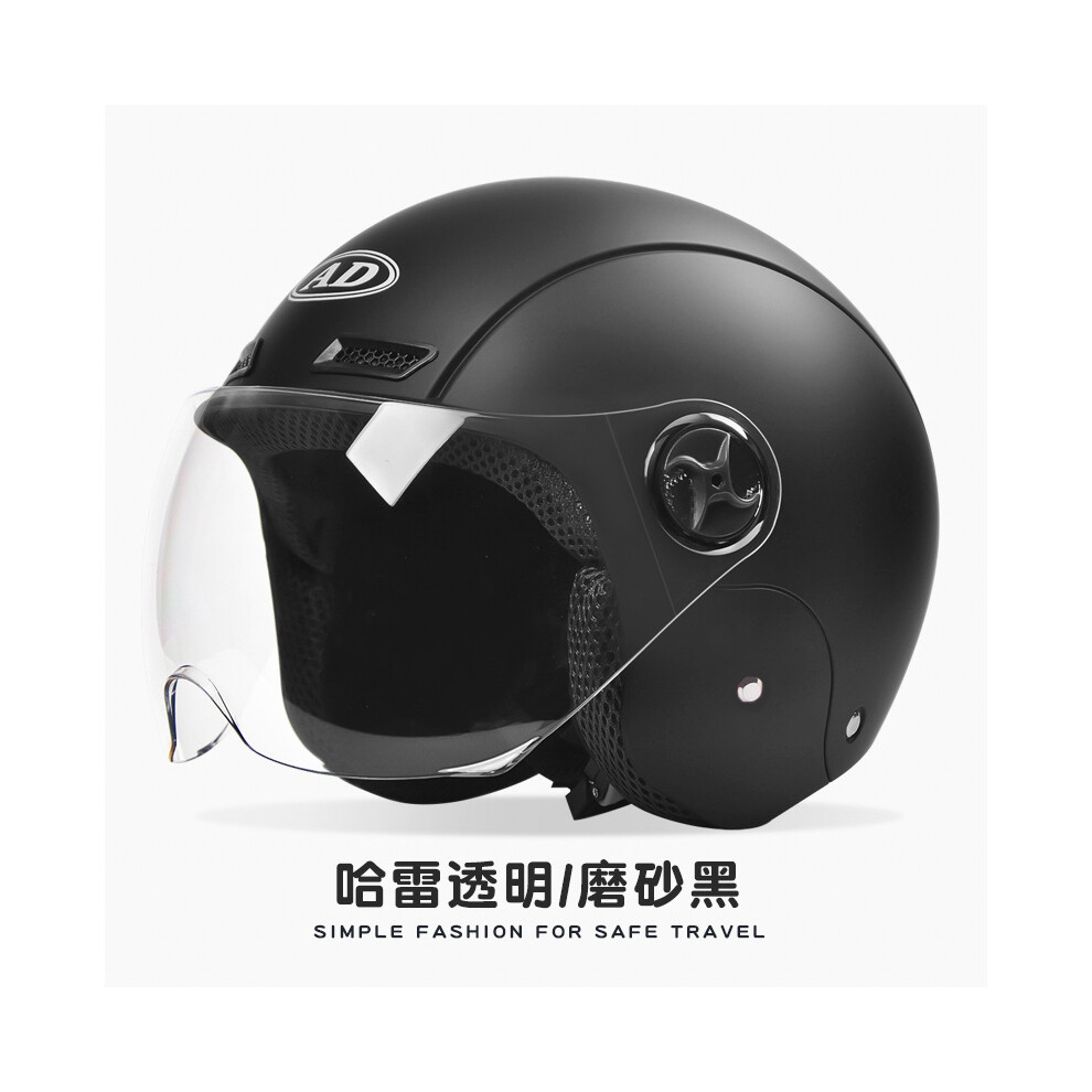 (518 noir) Casque de moto électrique pour femme, casque de cyclomoteur avec visière rose, pour vélo