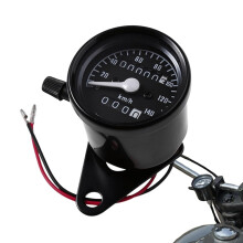 Motorcycle Retro Odometer,Retro LED Digital Odometer - Waterproof Display GPS Speedometer Double Mileage Motorcycle Accessories for Motorcycle
