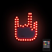 (Love You) Light Up Hand for Car Window | Car LED Finger Lights with Remote,Funny Finger, Rear Window Sign, Vehicle Gadget for Truck Warning Men Women Use
