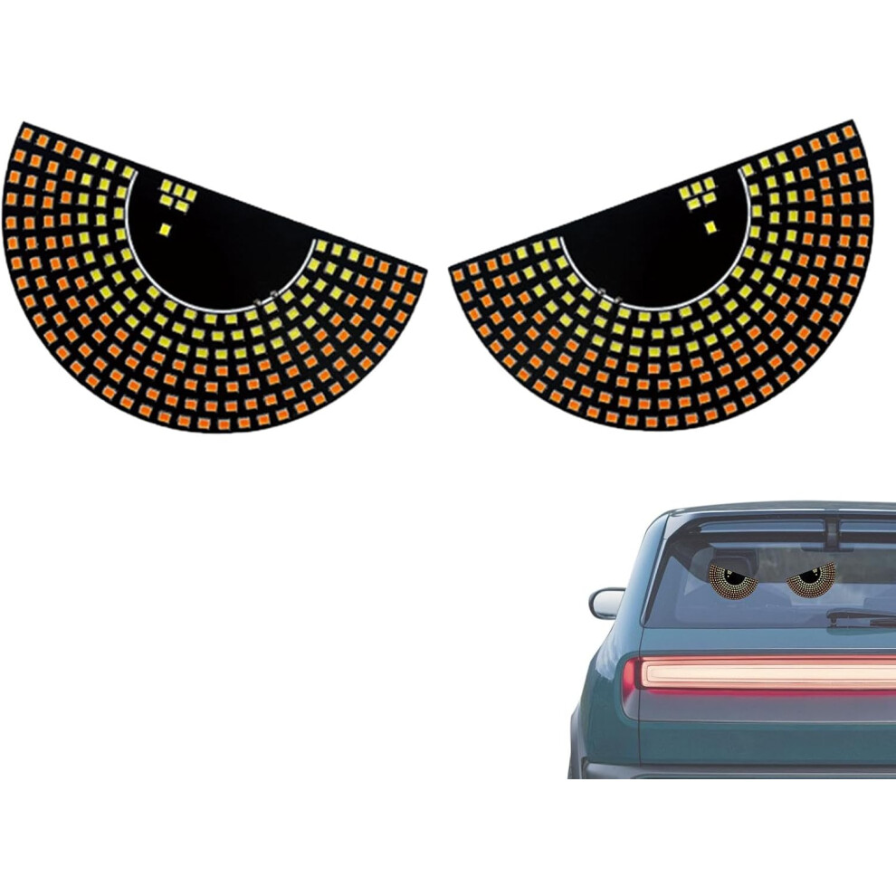 (Y5) Devil Eyes Light for | Auto LED Expression Light,Car Decoration Auto Window Light, Auto Expression Light, Eye Light Signs for Windshield