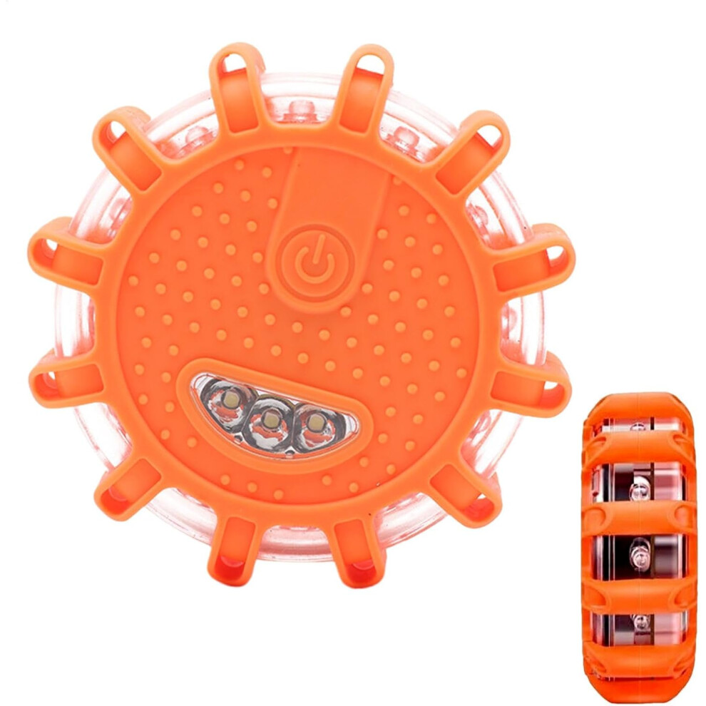 Roadside Flares,Roadside Safety Flashing Led | Flashing Led Waterproof Vehicles Flashing Beacon With 9 Ing Modes For Minivan, Truck Light 791582979821