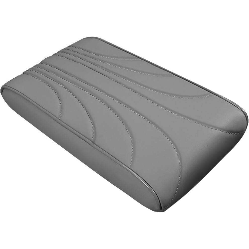 (Gray) Auto Center Console Cover - Armrest Cushion Protection Pad,Center Console Cushion Pillow, Soft Auto Arm Rest Protector, Memory Foam Armrest Cus