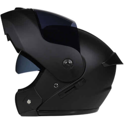 Casque Moto Modulable VIRTUE - Intégral Double Visière - Homologué DOT - Noir