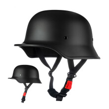 (L-M35-1) Moottoripyöräkypärä Klassinen saksalainen Vintage Moto Kypärä Retro Casco Moto Kypärä Half
