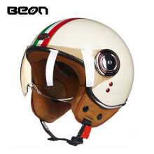 (L-8) Retro 3/4 Open Gezicht Motorhelm Vintage Chopper Capacete De Moto Mannen Vrouwen Scooter Motor