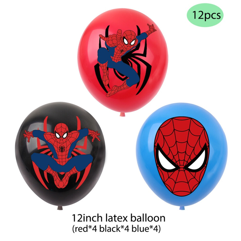 (Balloon)Ensemble de décorations de fournitures de fête d'anniversaire ballons bannière toppers gâteau