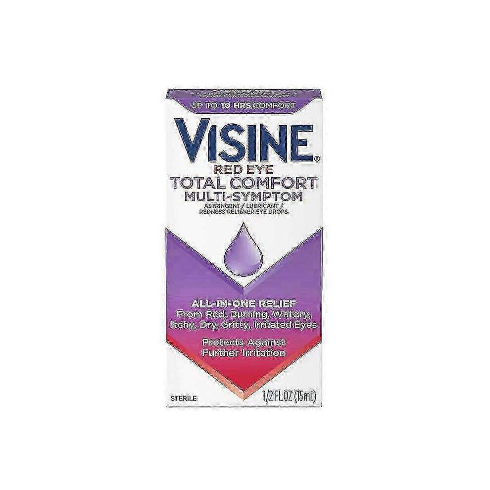 Visine Red Eye Total Comfort Multi-symptom Eye Drops, 0.5 Oz