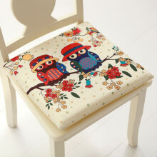 (G)Coussins de chaise carrés en mousse à mémoire de forme motif dessin animé pour coussins d'assise de canapé de chaise