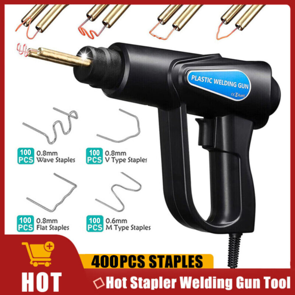 Plastic Welding Machine 70W Hot Stapler Gun Car Bumper Crack Repair Welder Kit 9308998718756