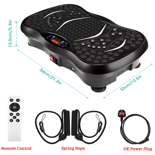 Power Vibration Plate Vibrating Machine Platform Exercise Body Shaker Massager #