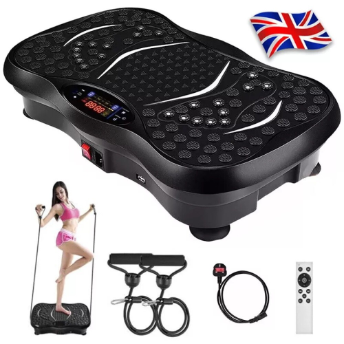Power Vibration Plate Vibrating Machine Platform Exercise Body Shaker Massager # 2