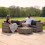 Rattan Modular 6-teiliges Möbelset – Grau 13