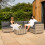 Rattan Modular 7-teiliges Möbelset – Grau 5