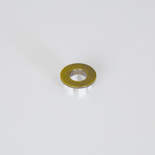 NES Home Nes Home Basin Overflow Ring Replacement Overflow Sink Hole Cover Brushed Brass 1