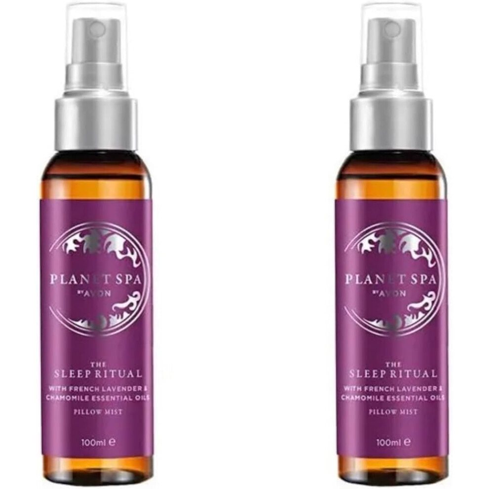 Avon 2 X Planet Spa The Sleep Ritual Pillow Mist Lavender