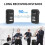 XTUGA J02 2.4G Stereo Wireless In-Ear Mini-Monitorsystem mit Senderempfänger (Schwarz) - SF-1 4