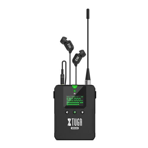 XTUGA SEM200 In-Ear Wireless Stereo Stage Performance Professionelles Ohrmonitorsystem Einzelne Hüfttasche - Ein BodyPack