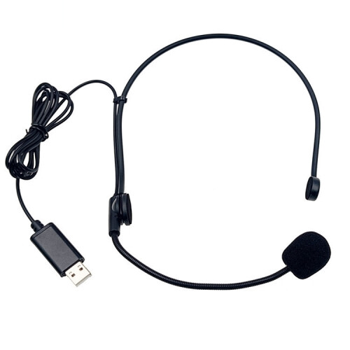 Online-Klassengesprächsspiel-Stimme USB-Headset-Mikrofon (1 Meter)