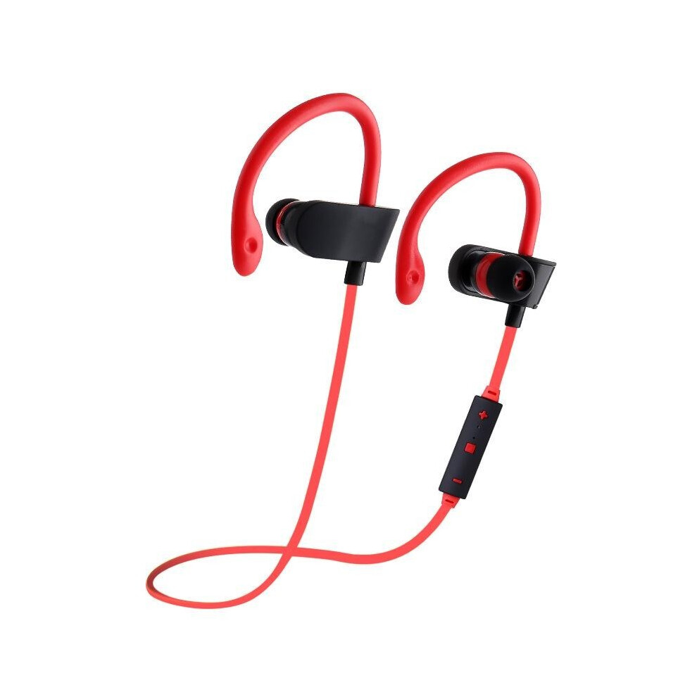 (Red,One size)Casque Bluetooth Sans Fil Extérieur Stéréo Sport Casque Neuf Magnétique Anti-Spiration Isolation Bruit
