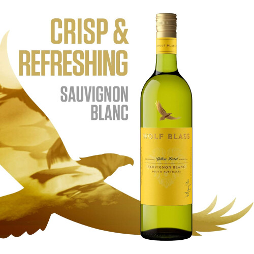 Wolf Blass Yellow Label Sauvignon Blanc, white wine 75 cl 2
