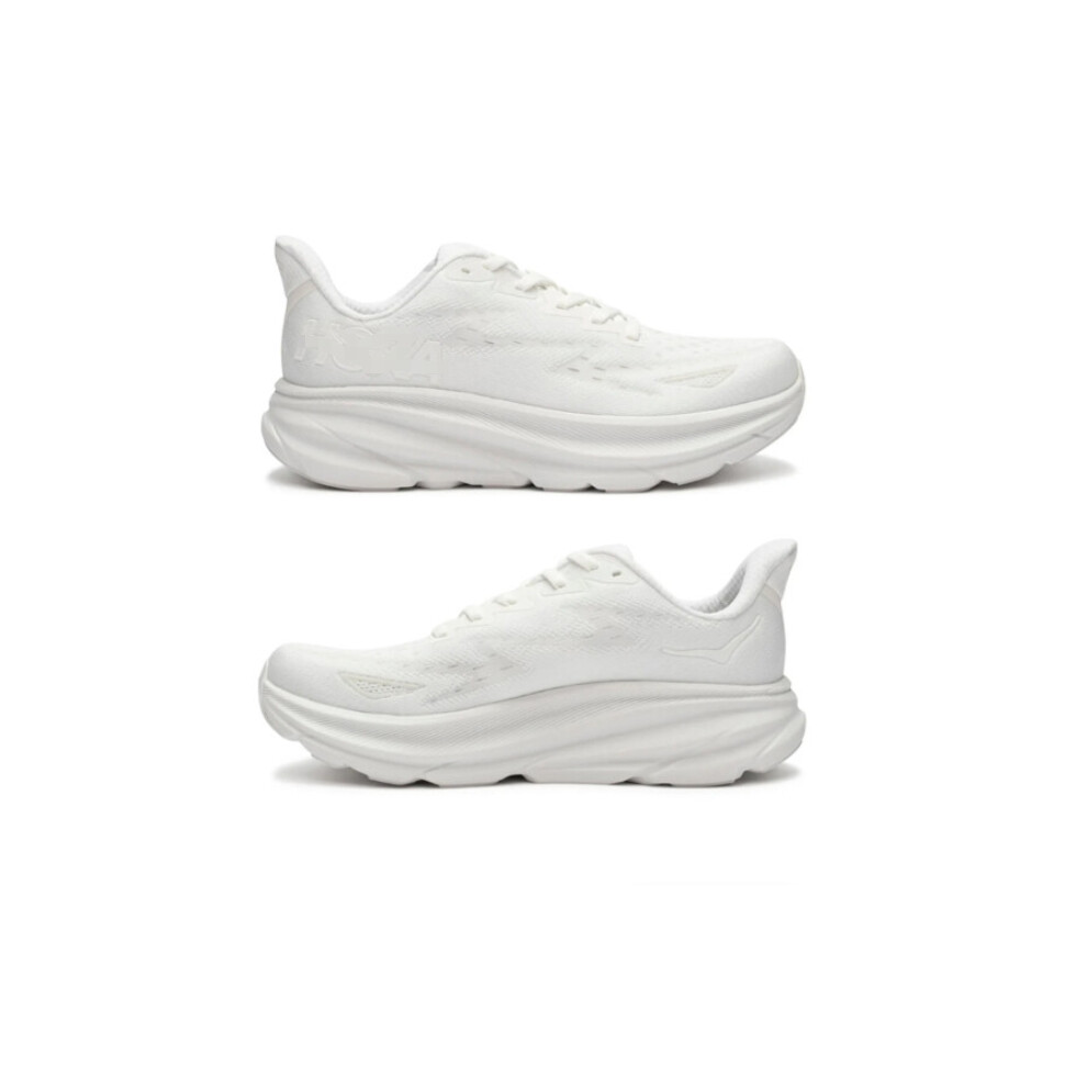 (White, UK6/EU39) Women Trainers Wear-resistant Platform Running Shoes Jogger Sport Sneakers