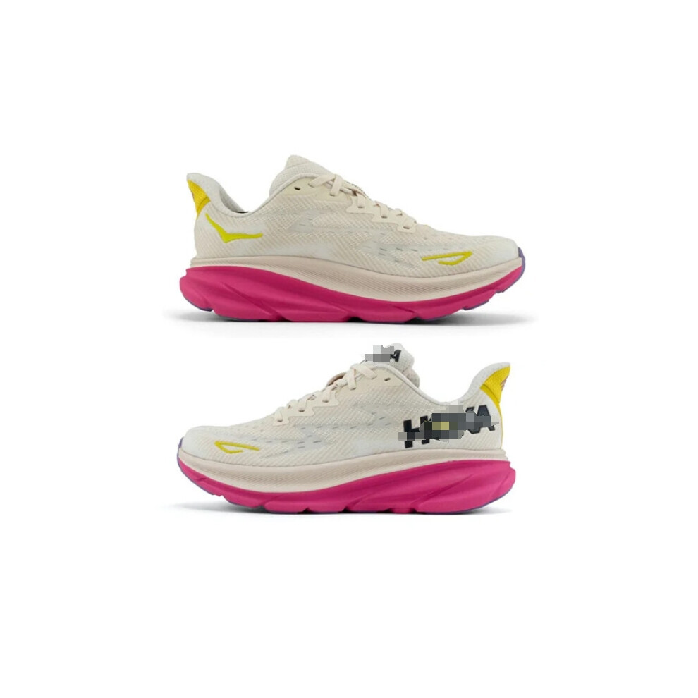 (Rose Red, UK8/EU42) Women Trainers Wear-resistant Platform Running Shoes Jogger Sport Sneakers