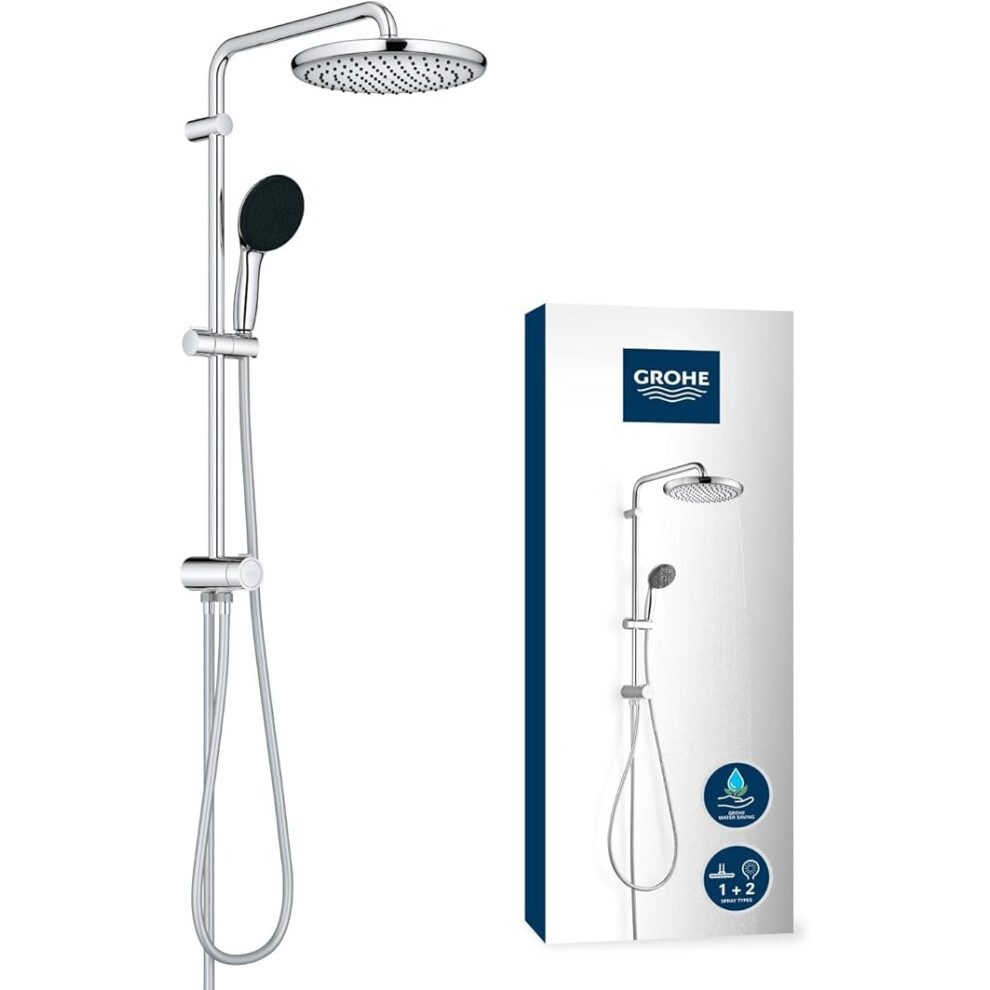Grohe Vitalio Start System 250 Shower System With Diverter