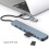 Διανομέας USB C Hub USB Splitter 8 σε 2 USB Extender USBC Type c Dock Station TF/SD Card Reader 3