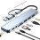 Διανομέας USB C Hub USB Splitter 8 σε 2 USB Extender USBC Type c Dock Station TF/SD Card Reader 1