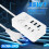 (EU Plug - 6USB)Fast Charging 6 Ports 35W USB Type C Hub PD Charger Φορητός προσαρμογέας 2