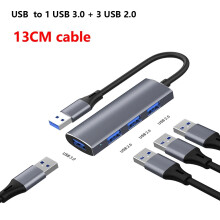 (USB 3.0 2.0)USB 3.0 USB C HUB 4 θυρών Συμβατό με προσαρμογέα πολλαπλών