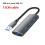(USB 3.0)USB 3.0 USB C HUB 4 θυρών Συμβατό με προσαρμογέα πολλαπλών διαχωριστών 1