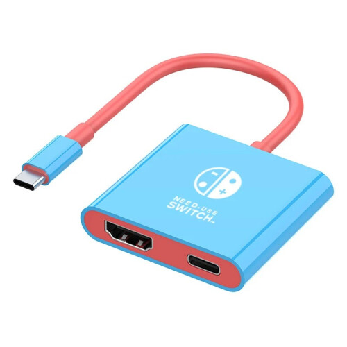 (2 σε 1) συμβατό Switch Dock 4K HDTV USB 3.0 Hub Adapter USB C Splitter Τηλεόραση Φορητό