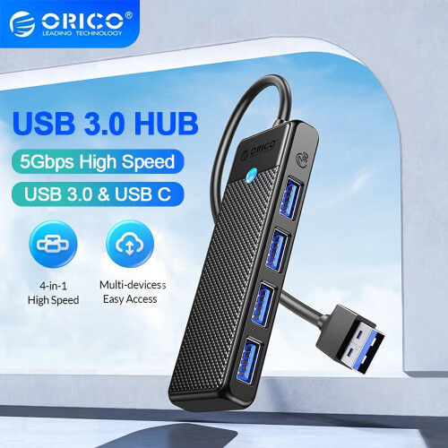 (4 USB 3.0 15cm USB A) Hub Usb3.0 5Gbps High Speed USB Hub 3 0 Multiple Port Type C HUB Multi USB 1