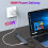 (6-σε-1) 10 σε 1 USB C HUB 4K 30Hz Σταθμός σύνδεσης τύπου C σε συμβατό με 3