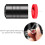 (A Red) 4PCS Μεταλλικό Universal Αξεσουάρ στελέχους βαλβίδας ελαστικού 5