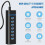 (A)Ruisave Usb Hub 3 0 Extender High Speed 4 7 Port USB Splitter Συμβατό με πολλαπλές 3