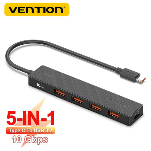 (USB 3.2 10 Gbps) Εξαερισμός USB 3.2 Hub 4 Θύρες 10 Gbps Τύπος C σε USB-C 3.2 Gen Συμβατό 1
