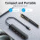 (USB-C 3.2 Gen2 10G) Εξαερισμός USB C Hub 10Gbps Type-C 3.2 Gen2 USB Splitter Type C Hub 4 Θύρα 3